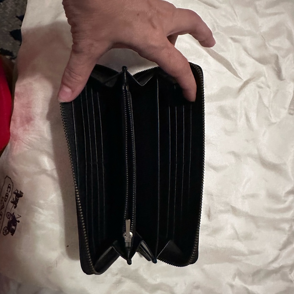 Coach leather wallet